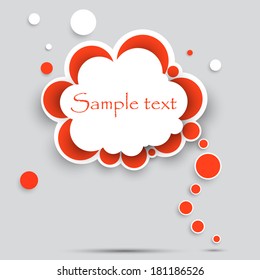 Diagram of circles Ã?Â¢?? template information graphics. Vector  illustration 