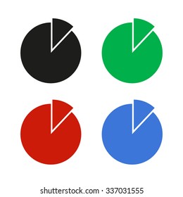 Diagram - color vector icon