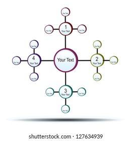 Diagram concept flow chart illustration design