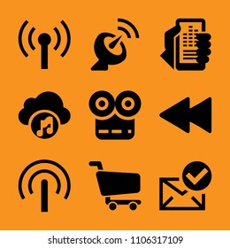 diagram, customer, investment, simple, sale and statistics icon vector set. Flat vector design with filled icons. Designed for web and software interfaces