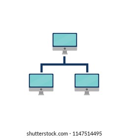 Diagram Database Server Logo Icon Design