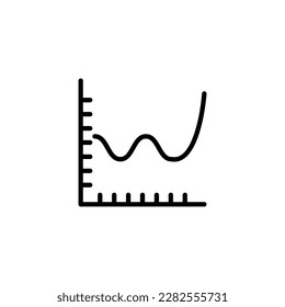 Diagram of Development Isolated Line Icon. Editable stroke. It can be used for websites, stores, banners, fliers.