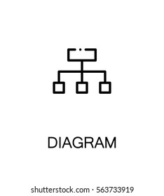 Diagram flat icon set. Collection of high quality outline symbols for web design, mobile app. Diagram vector thin line icons or logo.