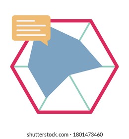 
Diagram flat vector icon which can easily modify or edit
