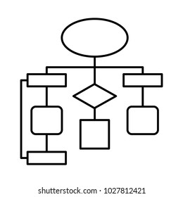 diagram flow chart connection empty