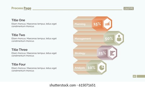 Diagram Four Options Slide Template Stock Vector (Royalty Free ...