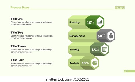 Diagram with Four Options Slide Template