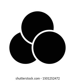 diagram glyph flat vector icon