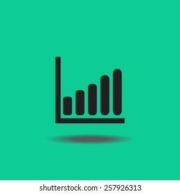 diagram, graph icon