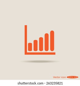 diagram, graph icon