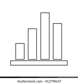 Diagram graph icon illustration design