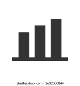 Diagram, graph icon, vector graphics