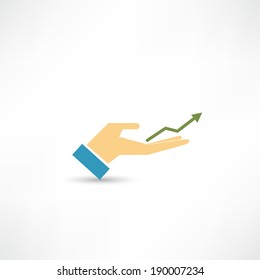 diagram of growth icon