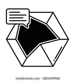 
Diagram Half Glyph Style vector icon which can easily modify or edit
