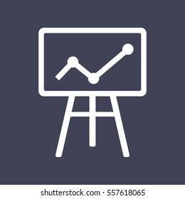 diagram up icon.