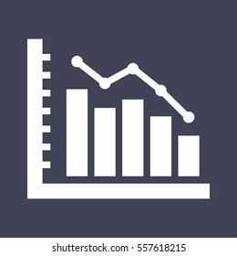 diagram up icon.