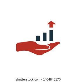 Diagram icon. Creative symbol in two colors. Pixel perfect diagram icon for web design, apps, software, print usage