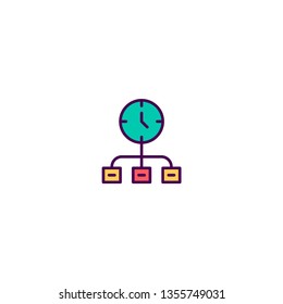 Diagram icon design. Marketing icon vector illustration