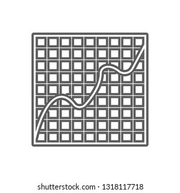 diagram icon. Element of Finance for mobile concept and web apps icon. Outline, thin line icon for website design and development, app development