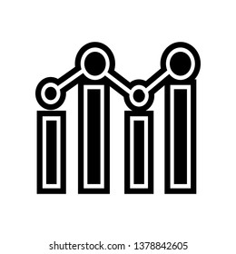 Diagram icon. Element of Finance for mobile concept and web apps icon. Glyph, flat icon for website design and development, app development