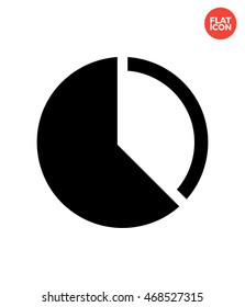Diagram Icon Flat Style Isolated Vector Illustration