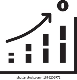 diagram Icon Isolated on White Background