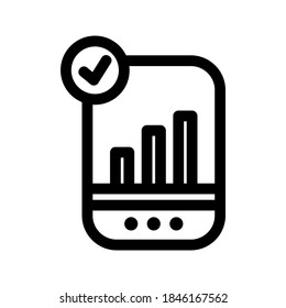 Diagram icon or logo isolated sign symbol vector illustration - high quality black style vector icons
