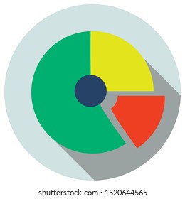Diagram icon (logo) in vector