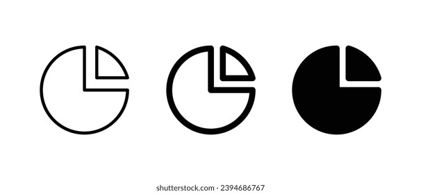Diagram icon, Pie Chart icon vector illustration for web, ui, and mobile apps