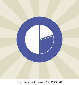diagram icon. sign design. background