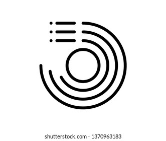 diagram icon. sign design - Vector 