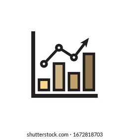 Diagram Icon In Trendy  Design Vector Eps 10
