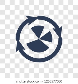 Diagram icon. Trendy Diagram logo concept on transparent background from Business and analytics collection
