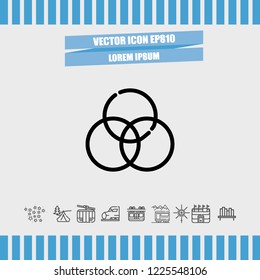 Diagram icon vector