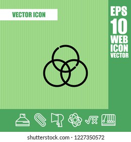 Diagram icon vector