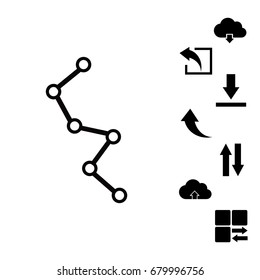 diagram icon, vector best flat icon, EPS