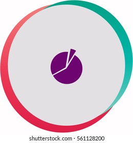 Diagram  icon. Vector design.