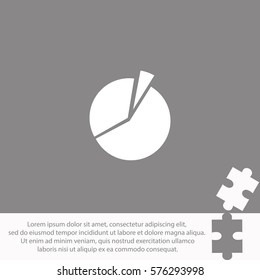Diagram  icon Vector design.