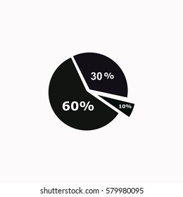 Diagram  icon. Vector design.