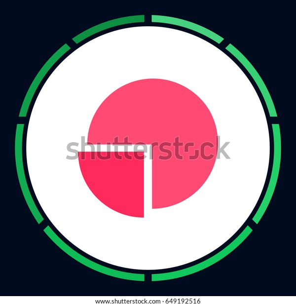 Diagram Icon Vector. Flat\
simple pictogram on white background. Illustration symbol\
color