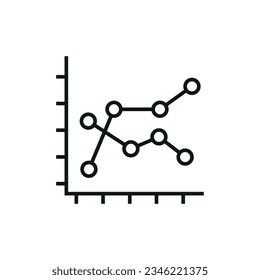 Diagram icon vector illustration. Analysis icon on isolated background. Statistics sign concept.