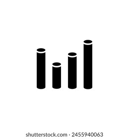 Diagram icon vector illustration. Analysis icon on isolated background. Statistics sign concept.e values)