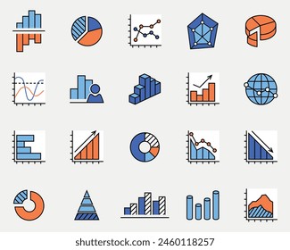 Diagram icon vector illustration. Analysis icon on isolated background. Statistics sign concept.