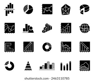 Diagram icon vector illustration. Analysis icon on isolated background. Statistics sign concept.