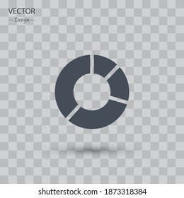 diagram icon. Vector illustration EPS 10.