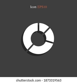 diagram icon. Vector illustration EPS 10.