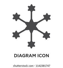 Diagram icon vector isolated on white background for your web and mobile app design, Diagram logo concept