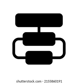 Ilustración de diseño del símbolo del vector del diagrama