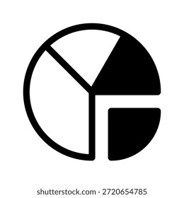 Ilustração de design de símbolo de vetor de ícone de diagrama
