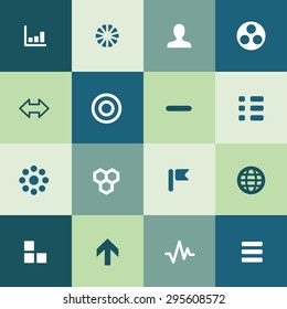 diagram icons universal set for web and mobile